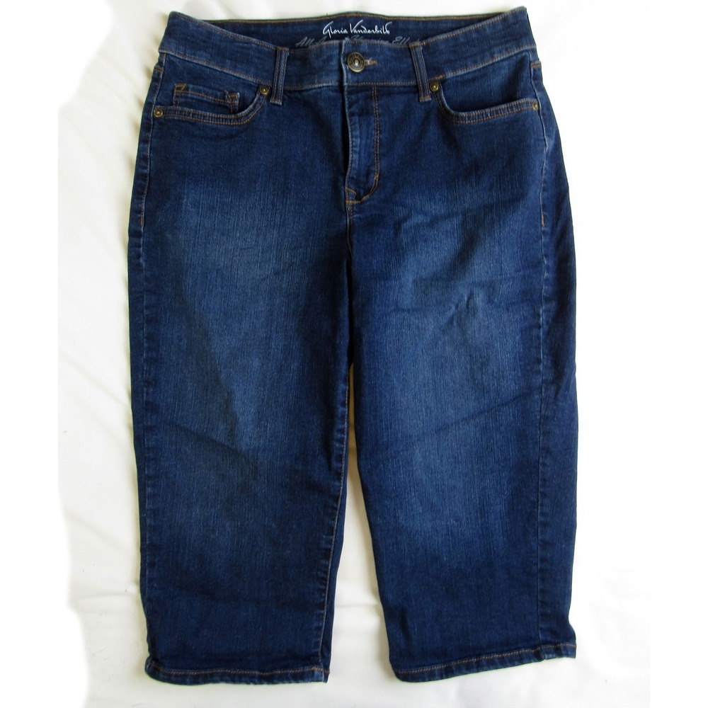 Gloria Vanderbilt Capris All Around Slimming Effect Curvy Size 6